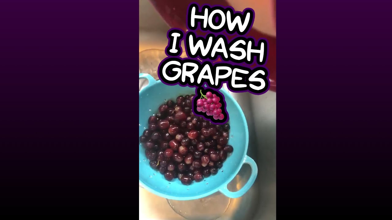 Clean Eating How to Wash Grapes Before Consumption Fruit Faves