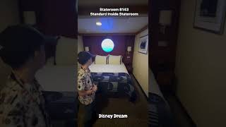 Our inside Stateroom on the Disney Dream! Standard Inside Stateroom 8143. I do prefer a split bath.