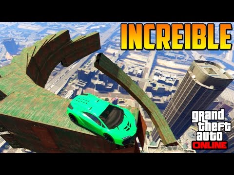 INCREÍBLE!! MEGA ACROBACIA!!! - Gameplay GTA 5 Online Funny Moments