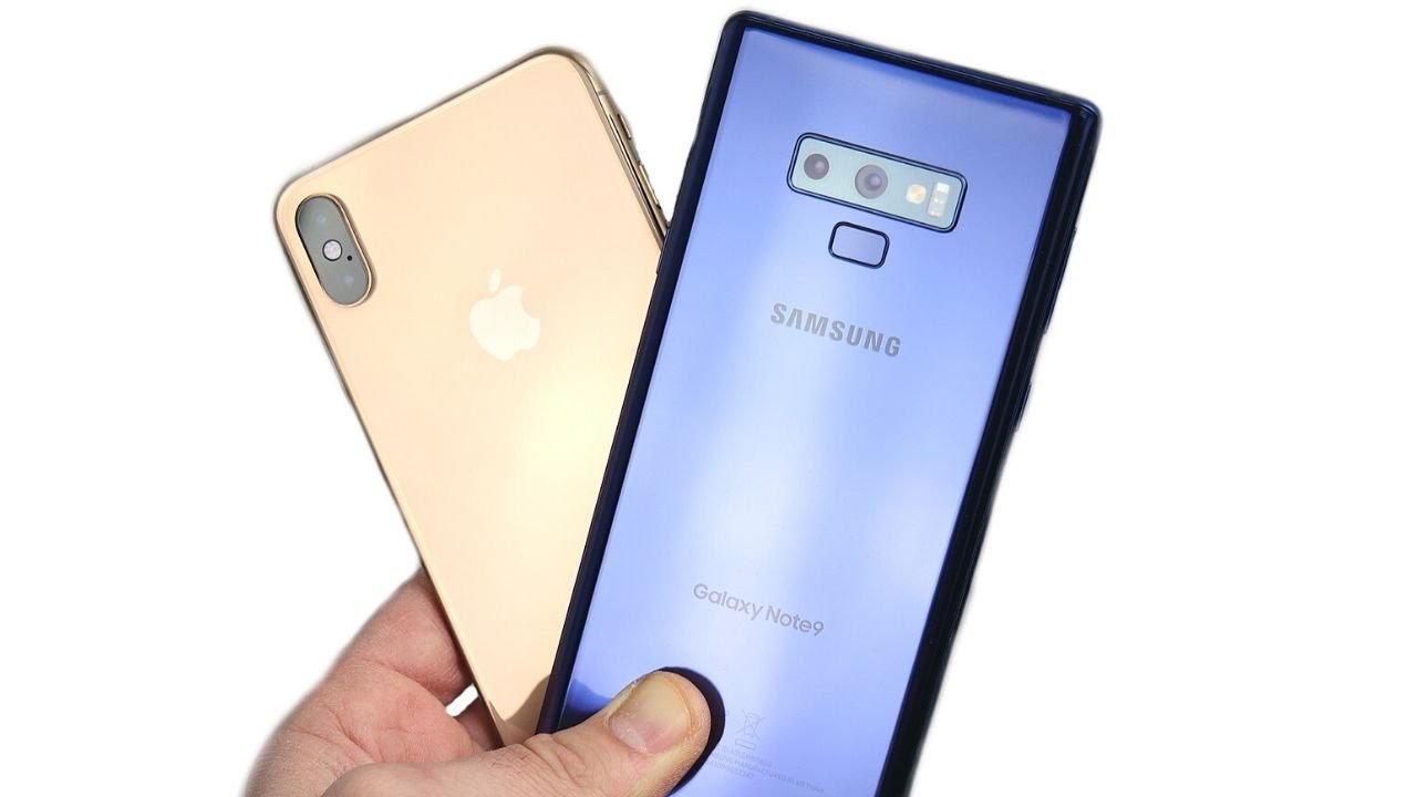 iPhone XS Max vs Galaxy Note 9 2020