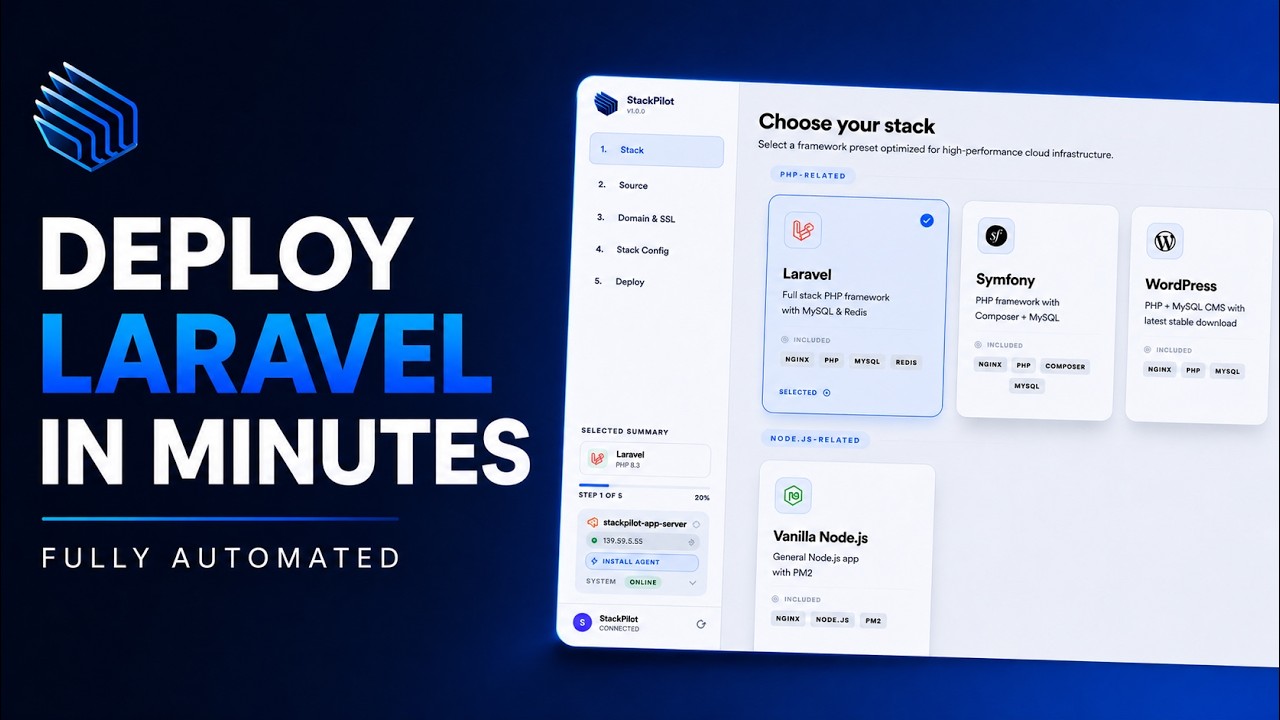 StackPilot App Workflow