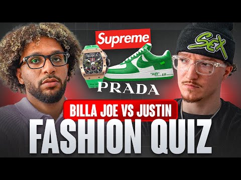 Billa Joe vs Justin! FASHION QUIZ 👕⁉️