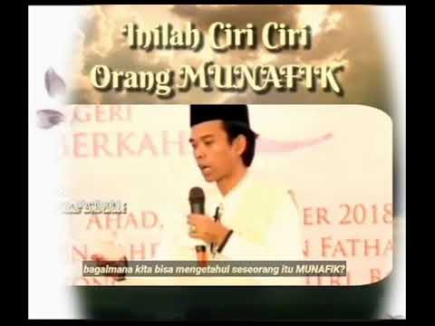 INILAH CIRI-CIRI ORANG MUNAFIK