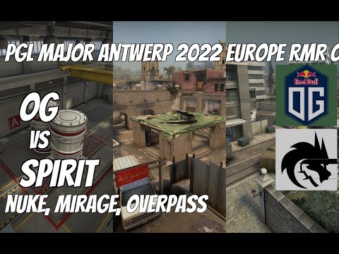 OG vs Spirit Highlights / quarter-final at PGL Major Antwerp 2022 Europe RMR Open Qualifier 1