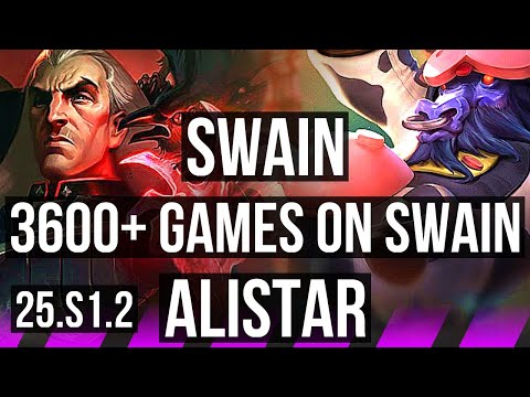 SWAIN & Kai'Sa vs ALISTAR & Ezreal (SUP) | 3600+ games | KR Grandmaster | 25.S1.2