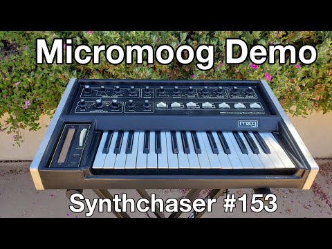 Moog Micromoog Demonstration - Synthchaser #153