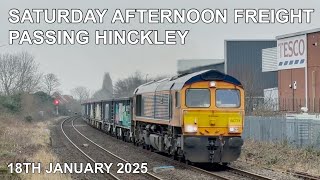 Saturday Afternoon Freight Passing Hinckley - 18th January 2025.