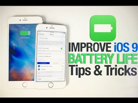 NEW How to Improve your battery on IOS 9-9.3.2