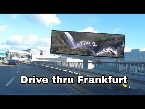 Autotour in Frankfurt am Main 2023 | Deutschland | 4K