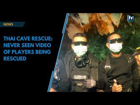Thai cave rescue: Never seen before video of boys being rescued