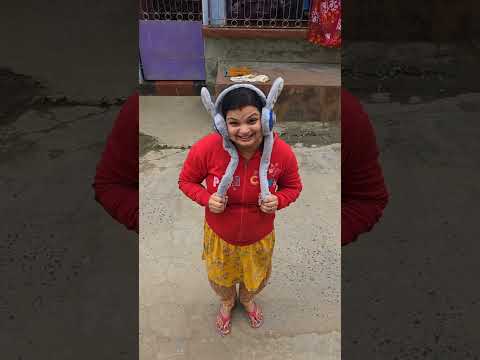 Sweetheart |Kritika and winter ear muffs love#shorts#trending#kritikachannel