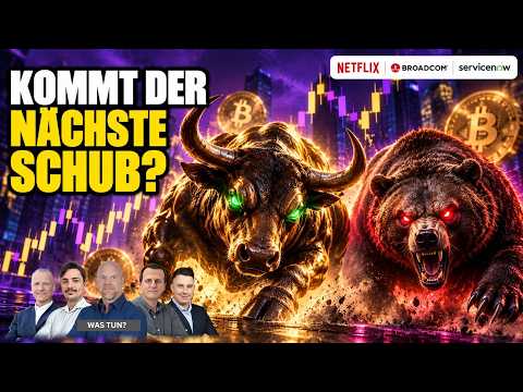 Jetzt handeln? | Gold | Silber | Netflix | Broadcom | Servicenow | Bitcoin