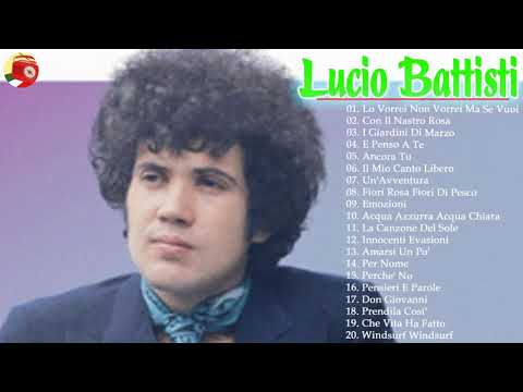 20 migliori canzoni di Lucio Battisti - Lucio Battisti migliori successi - Lucio Battisti Canzoni