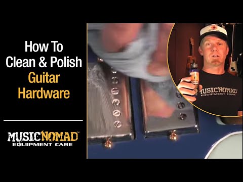 How to Clean & Polish Guitar Hardware (pickups, fretwire, tuning pegs, etc)