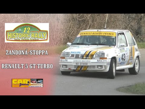 Historic Rally Vallate Aretine 2022 | Zandonà-Stoppa | Renault 5 Gt Turbo