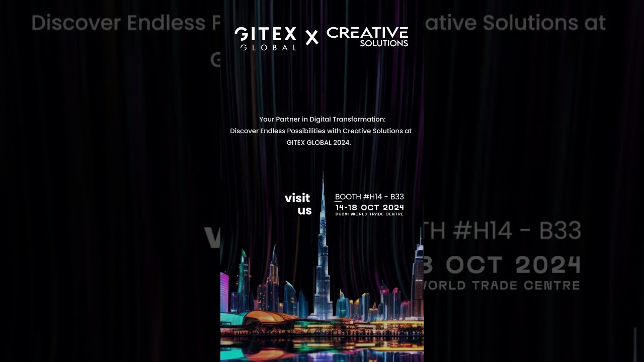 Saudi IT Solutions Company Creative Solutions is Exhibiting at Gitex Global 2024 #gitexglobal