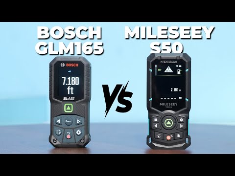 MILESSEY S50 vs BOSCH GLM165-27CGL - Which is the Best Green Laser Measure?