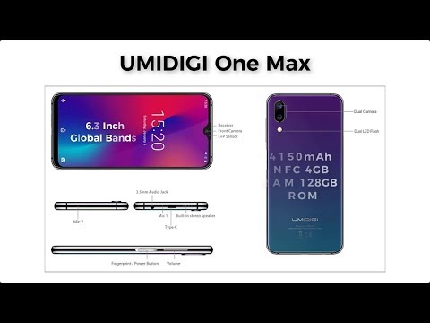 UMIDIGI One Max 4GB RAM 128GB ROM 4G Smartphone