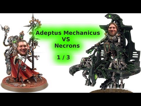Warhammer 40K - New Necrons VS Adeptus Mechanicus - Forgebane Kampagne 1/3