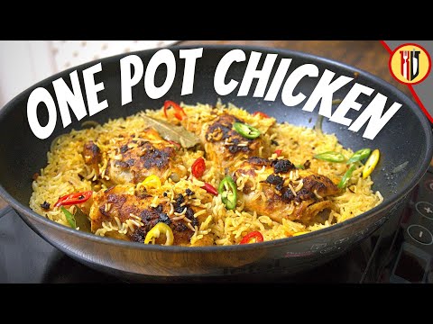 How to cook one pot Chicken with Rice for two people