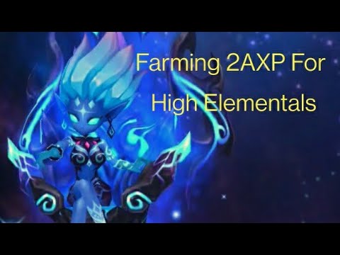 Summoners War ~ Farming 2AXP for High Elementals~ Ellunia Remains Obtainable Teams