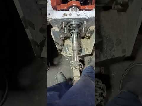 Stupid at work. Half way through New Holland PTO shaft replacement.