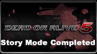 [PS3] Dead or Alive 5 - Story Completed+All Characters Unlocked Save