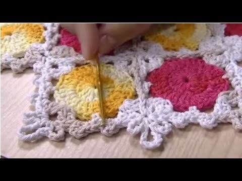 Jogo Americano de Crochê por Marcelo Nunes - Programa Mulher.com