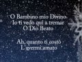 Tu scendi dalle stelle / Lyrics