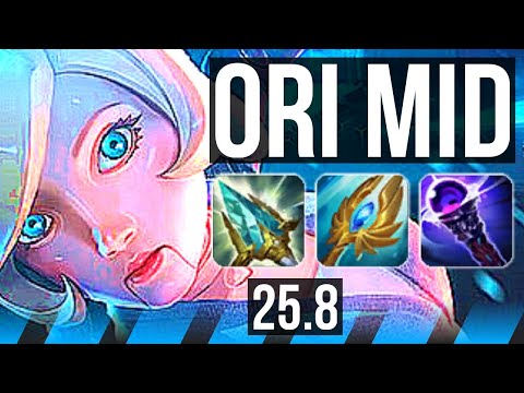 ORIANNA vs QIYANA (MID) | 800+ games, 7/3/9 | KR Master | 25.8