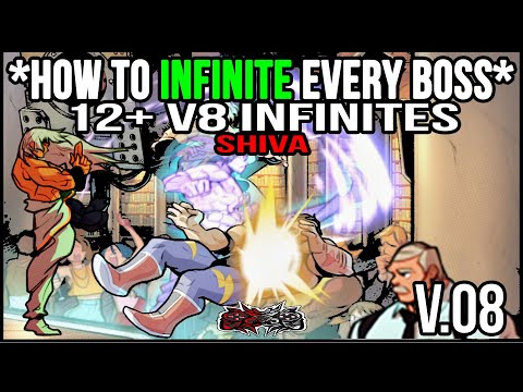 STREETS OF RAGE 4 - SHIVA - 12+ V8 INFINITE COMBOS (V8)
