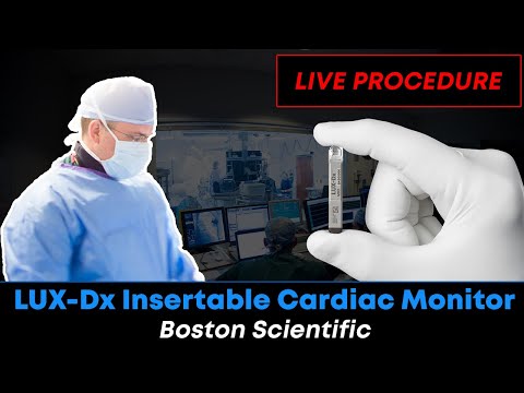 Implanting the LUX-Dx Insertable Cardiac Monitor (ICM), Boston Scientific