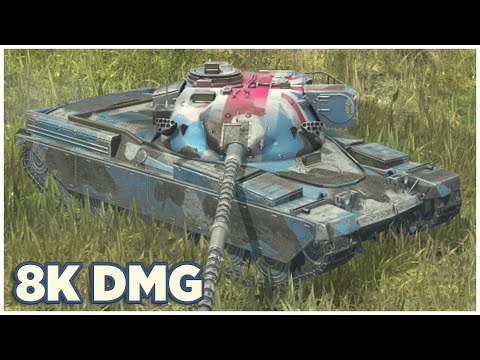 Chieftain Mk.6 • 8K DMG • 5 KILLS • WoT Blitz
