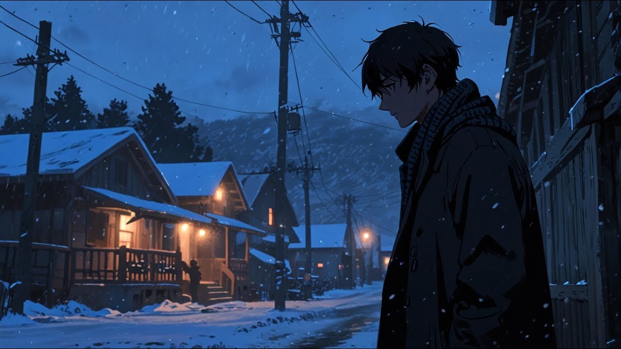 Snow village | 𝐑𝐞𝐥𝐚𝐱𝐢𝐧𝐠 Sleep Study Work Focus | 1 Hour | [Chill listening]