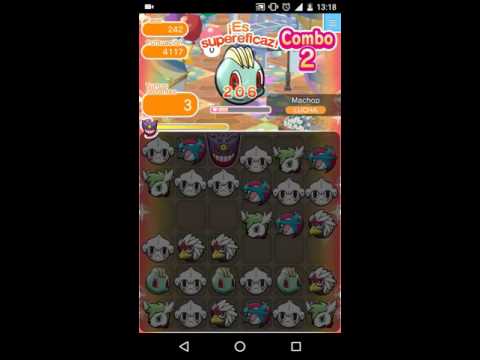 Pokémon Shuffle - Fase 242 - Machop!