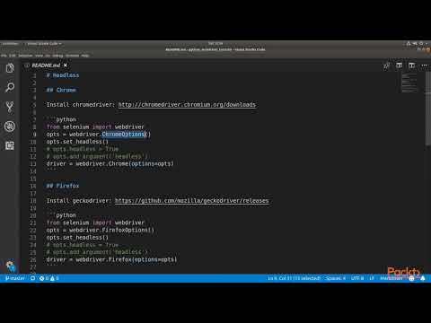 Automating Web Testing with Selenium and Python Configure WebDriver | packtpub com
