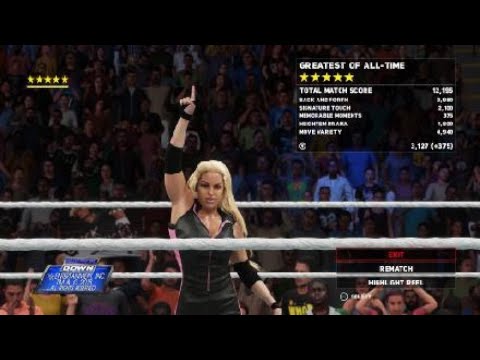 Trish Stratus vs Becky Lynch WWE 2K18 PS4 PRO 1080p