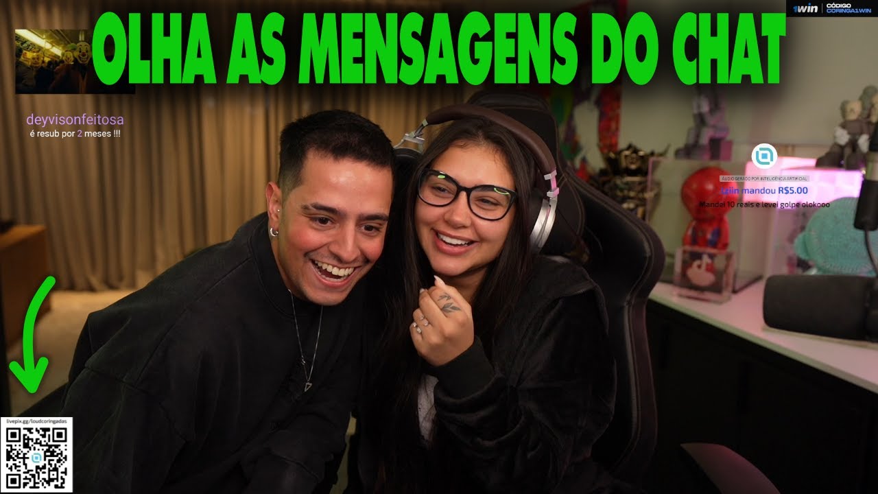 CORINGA COLOCOU LIVE PIX NA SUA LIVE JUNTO COM A TAINÁ COSTA, E ESSE FOI O RESULTADO DA RESENHA