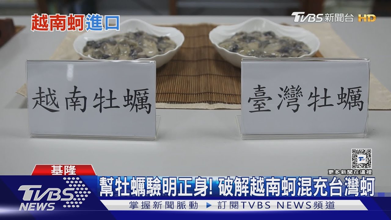 破解越南蚵混充台灣蚵再高價賣!用「這個技術」辨識