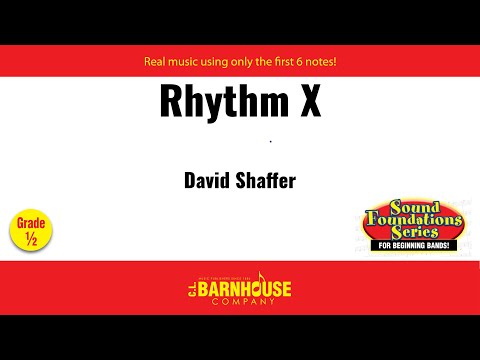Rhythm X - David Shaffer (with Score)