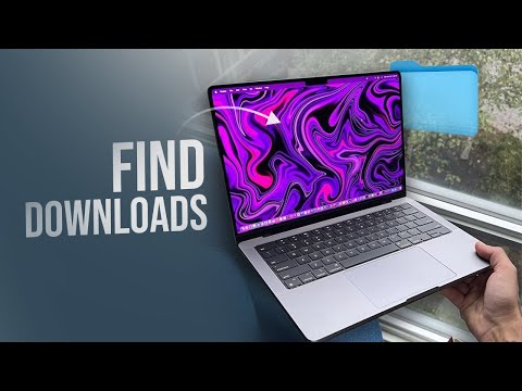 How to Find Downloads on Macbook Air (tutorial)