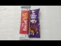 Lotus Biscoff Biscuit And Cadbury Dairy Milk Lolly Unboxing Chocolate Video Long Video
