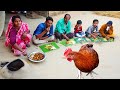 How She Cook House Pet Chicken For Her Family Cooking And Eating Village Chicken By Village Women