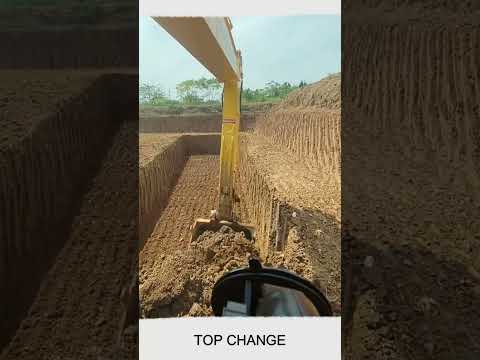 Soil Excavation work #construction #site #dumptruck #excavator #smartwork #short #goviral