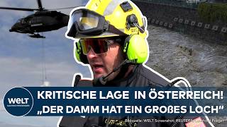 FLOODING IN AUSTRIA: "The dam has a big hole" - The Federal Army in the fight against the floods