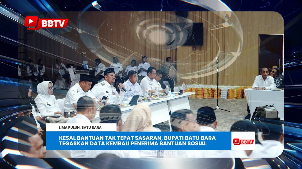 KESAL BANTUAN TAK TEPAT SASARAN, BUPATI BATU BARA TEGASKAN DATA KEMBALI PENERIMA BANTUAN SOSIAL