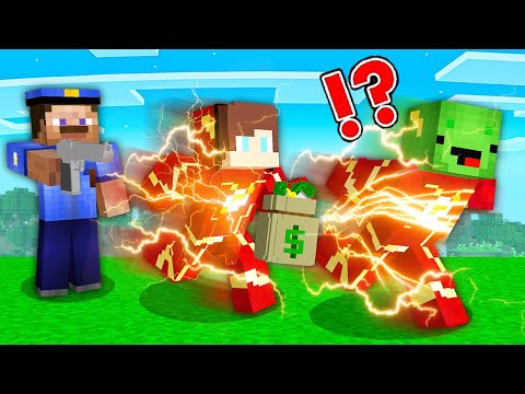 How Mikey and JJ Became OVERSPEED? - in Minecraft Challange Maizen