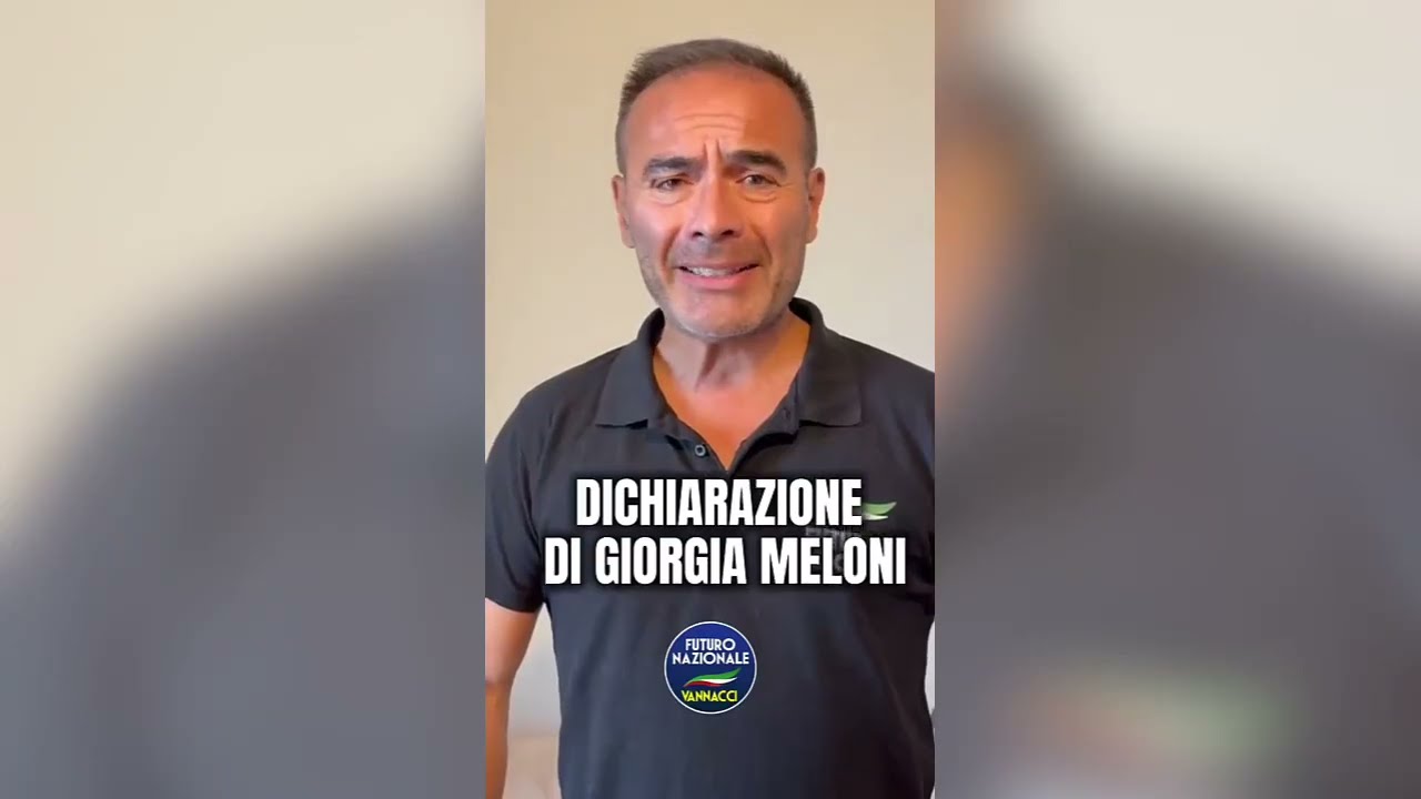 SASSO: "AVETE SENTITO COSA HA DETTO GIORGIA MELONI POCO FA?"