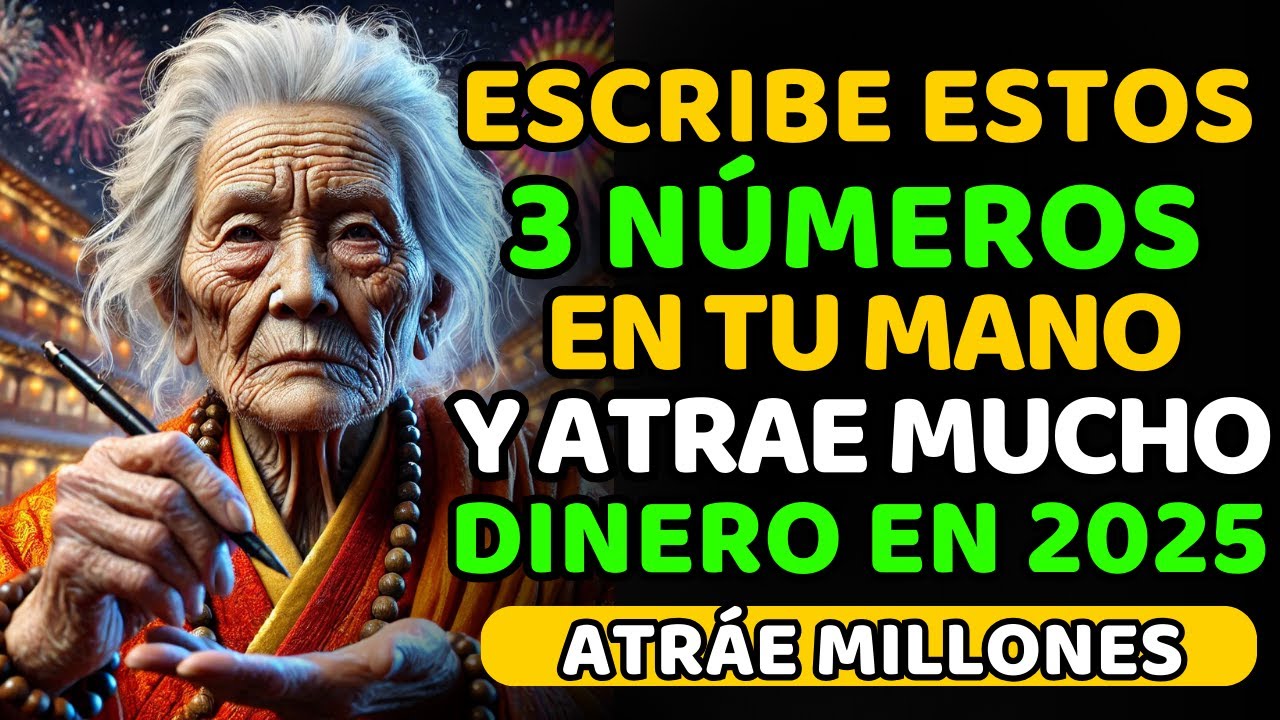 Si escribes estos 3 NÚMEROS en tu MANO, atraerás RIQUEZA y ÉXITO en 2025