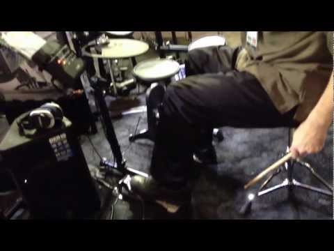 Kraft Music - Yamaha DTX400K & DTX450K Electronic Drum Set Demos at NAMM 2013